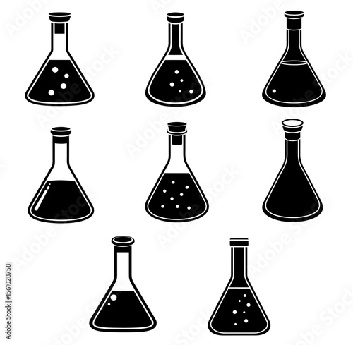 Laboratory Flask chemistry flask silhouette