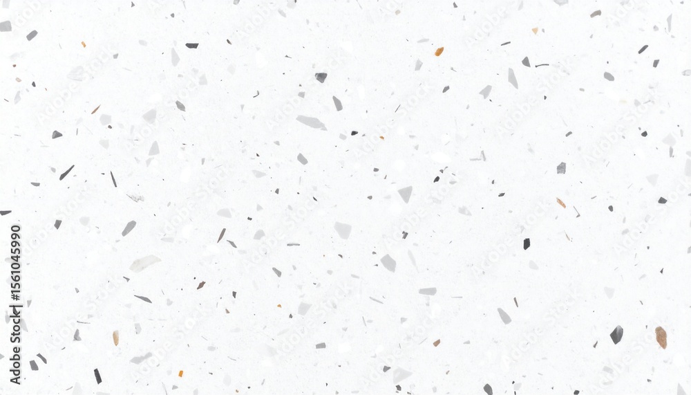 Naklejka premium White terrazzo background with