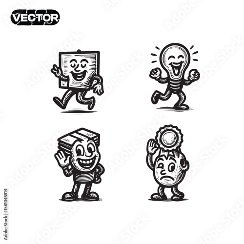 Retro Cartoon Characters Ideas, Innovation, and Inspiration
