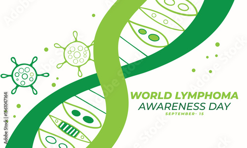 World Lymphoma Awareness Day. Lymphoma Concept Design.