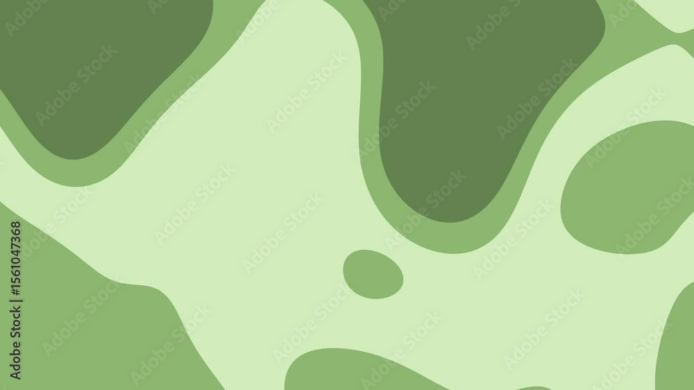 Sage green background abstract green shapes form a simple elegant design.