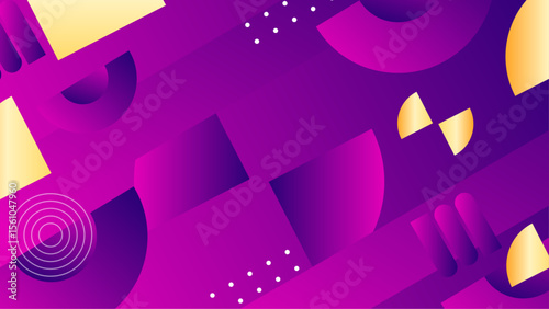 Vibrant abstract purple pink geometric shapes perfect for modern design projects and artistic backgrounds. A visually appealing addition for digital creations.