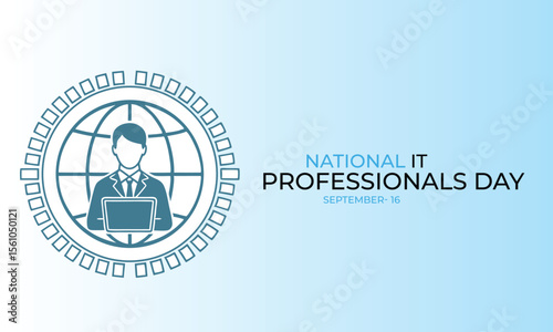 National IT Professionals Day. Concept Design.