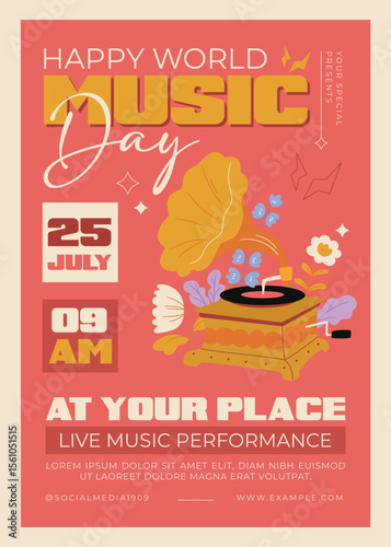 Music Day Flyer