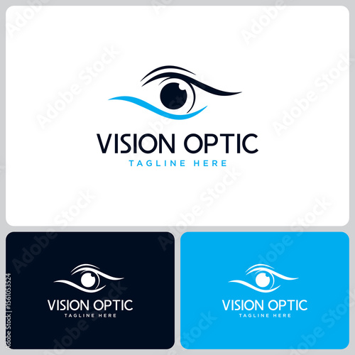 vector logo VISION OPTIK .concept logo