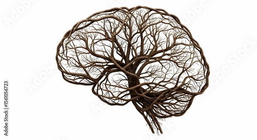 vector illustration of a brain