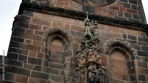 Time Stands Still: A Glimpse of an Ancient Clock Tower's Architectural Details