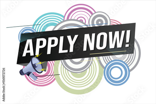 Apply now Banner design template for marketing. Last chance promotion or retail. background banner modern graphic design for store shop, online store, website, landing page
