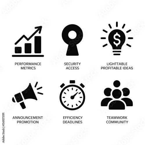 Boosting Business Performance Metrics, Security, Ideas, Promotion, Efficiency, Teamwork