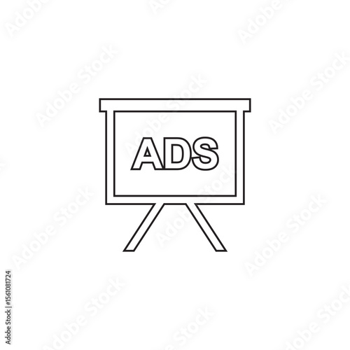 advertising icon , promotion icon vector