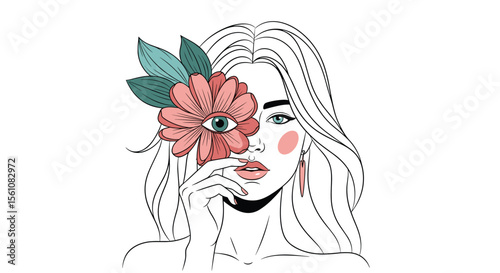 A Captivating Portrait of Femininity Beauty and Grace The Beauty of Women's Nature