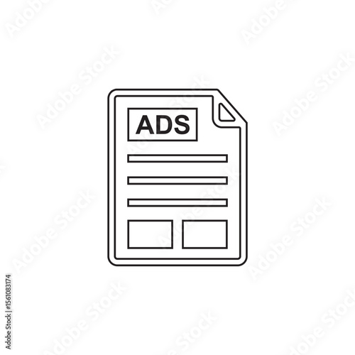 advertising icon , promotion icon vector