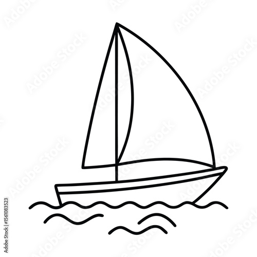 sailing ship vector