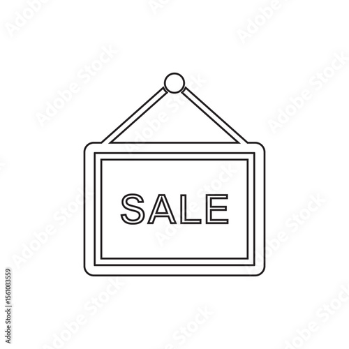 sale icon , advertising icon vector