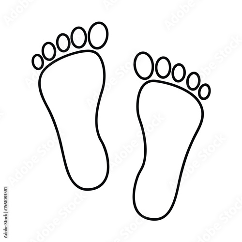 foot print icon