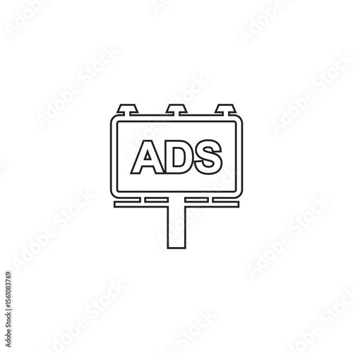 advertising icon , promotion icon vector