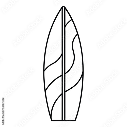vector illustration of a white yacht