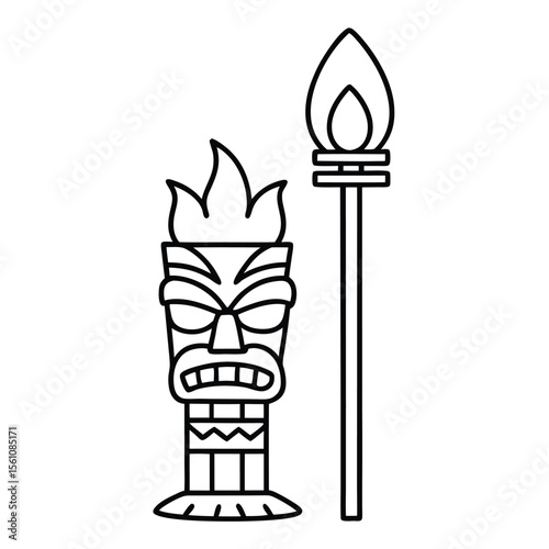 vector illustration of a candle