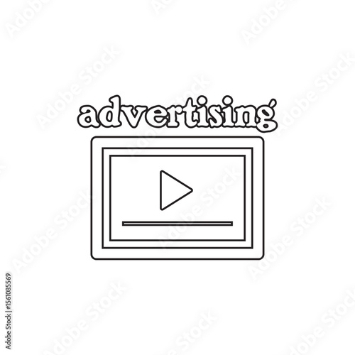 advertising icon , promotion icon vector