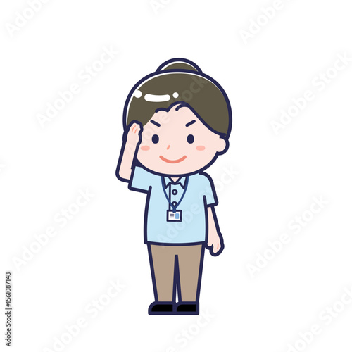 介護士／ななめ／女性 02