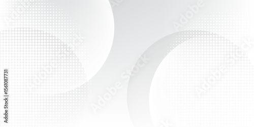 Wallpaper Mural Abstract background with circles and halftone dots pattern. Grey and white backdrop.eps10Abstract background with circles and halftone dots pattern. Grey and white backdrop.eps10 Torontodigital.ca