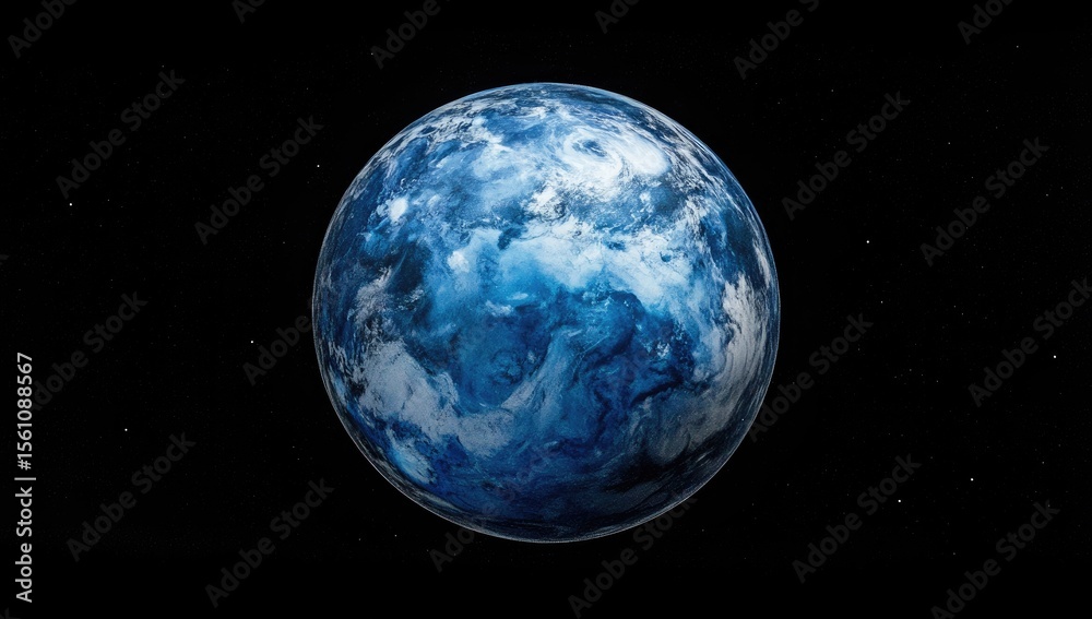 Fototapeta premium Earth from space, detailed view