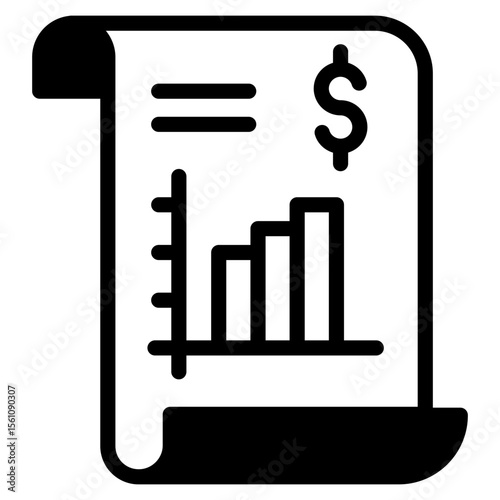 Report outline mixed icon