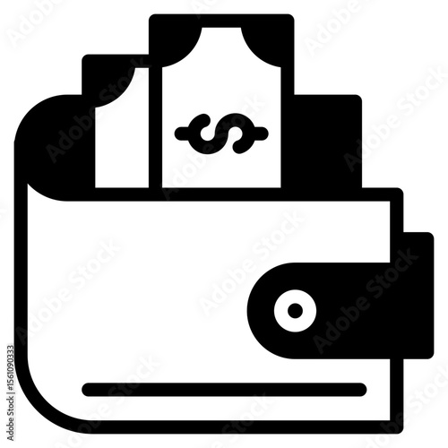Money outline mixed icon