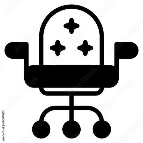 Chair outline mixed icon