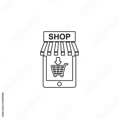 shopping icon , payment icon vector