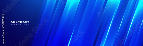 Abstract blue diagonal background template. Future technology. Digital concept. Space for text. Website, poster, cover, flyer, brochure, banner, presentation