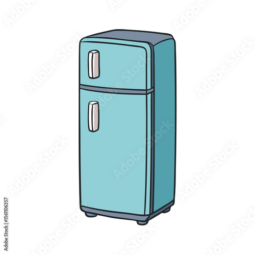 Sleek stainless steel fridge with spacious shelves, energy-efficient cooling, and modern design that fits any kitchen, keeping your food fresh and organized daily.
