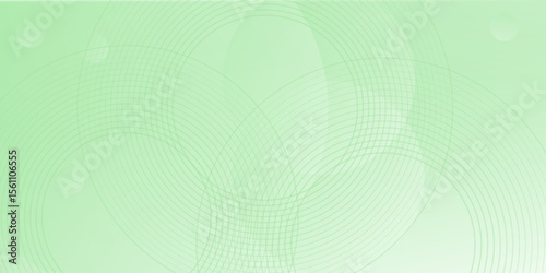 Wallpaper Mural Minimalist soft Abstract Background in Gradient green and white Tones with Circles. Circle effect style geometric, abstract background. Torontodigital.ca
