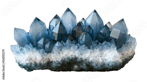 Azure crystal formation cluster