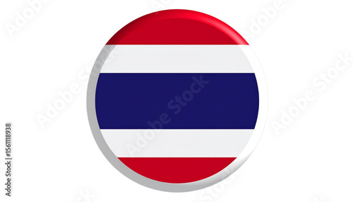Free Download Flag of Thailand, Isolated on Transparent Background - GFXLoad