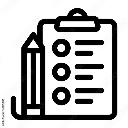 Checklist With Pencil Icon