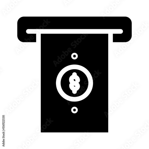 withdraw glyph icon