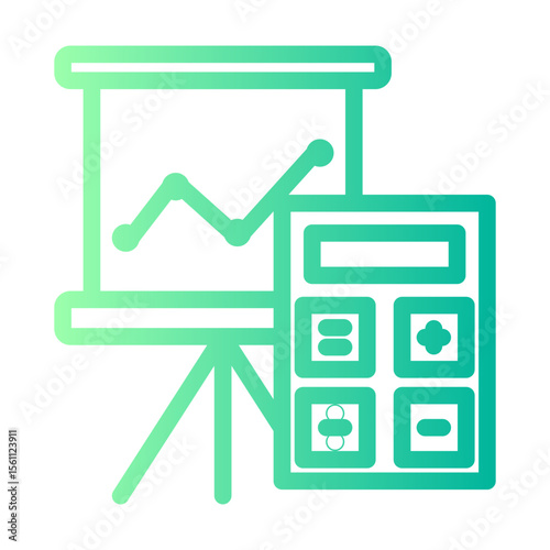finances gradient icon