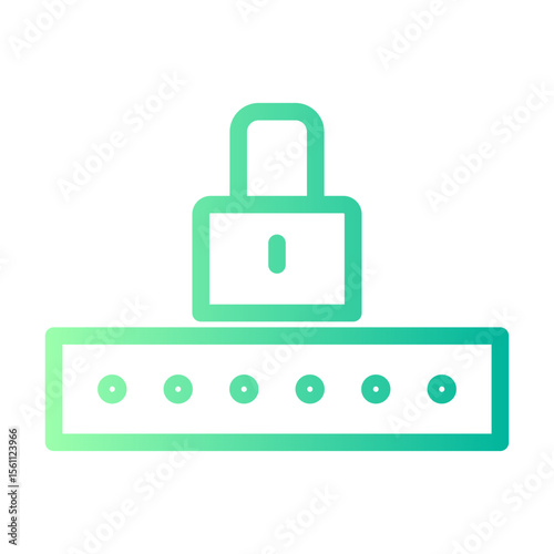 pin code gradient icon