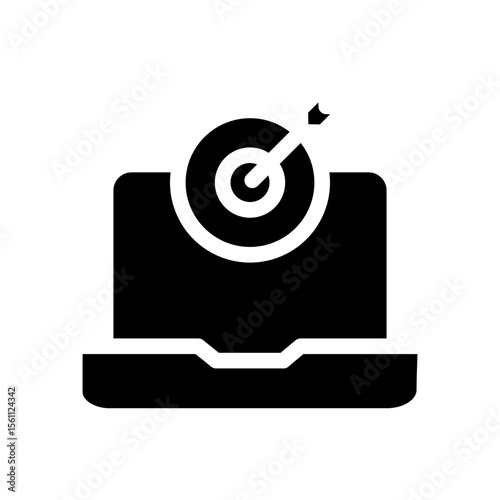 goal glyph icon