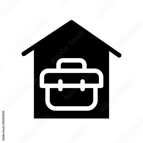 homeoffice glyph icon
