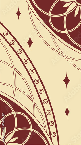 Elegant Architectural Motif: An artistic close-up showcases an exquisite segment of a classic design, evoking timeless allure and refined aesthetics.