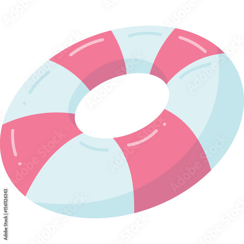 Colorful Summer Float Vector Illustration
