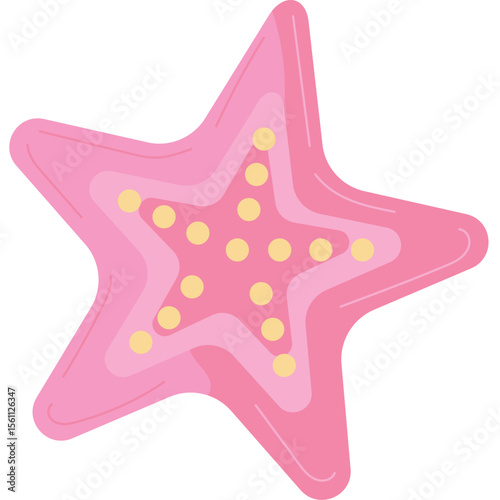 Colorful Starfish Vector for Summer Designs