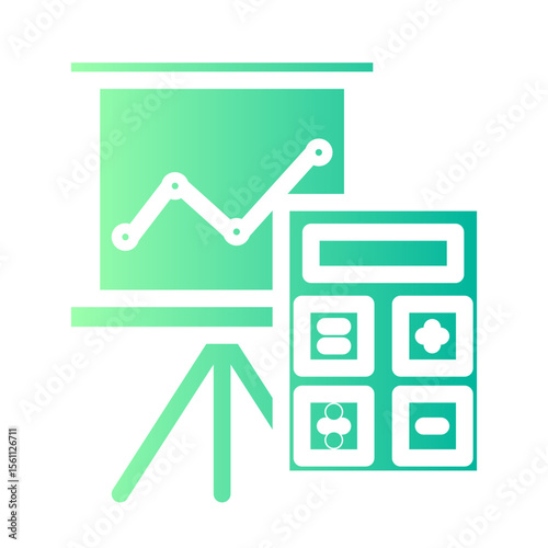 finances gradient icon