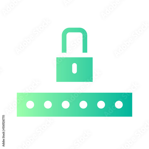 pin code gradient icon