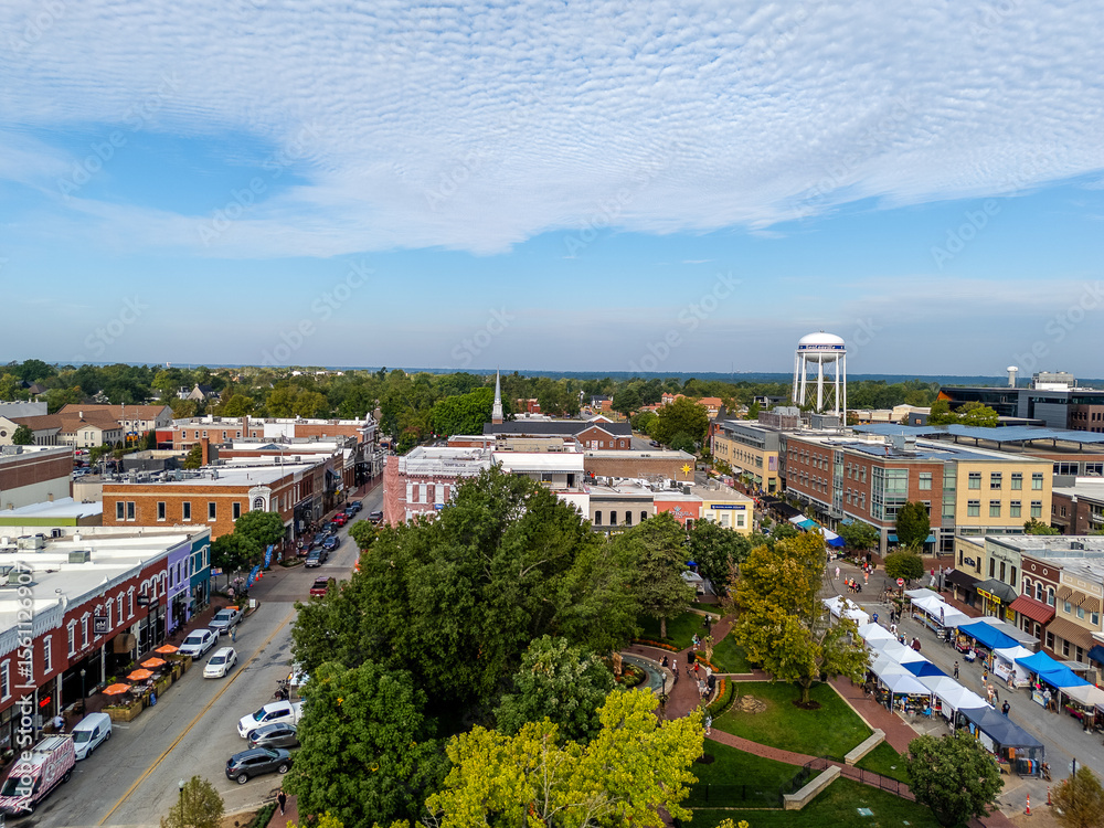 Fototapeta premium Downtown Bentonville Arkansas
