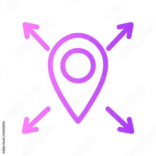 mobility gradient icon