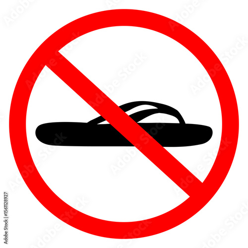 Sign OR SYMBOL Prohibiting HUMAN FOOTPRINTS