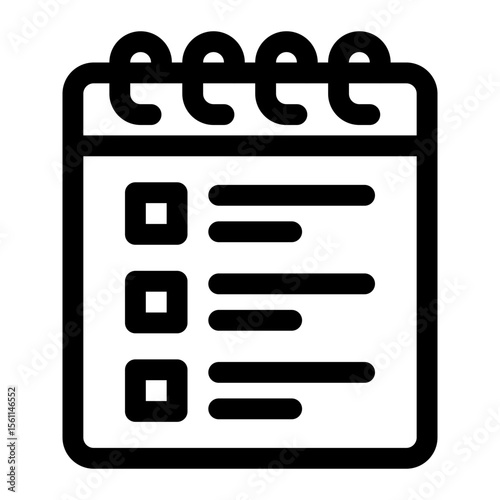 Checklist Notepad Icon